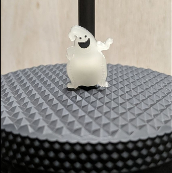 Halloween Oogie Glow in the Dark Straw Topper - Picture 2 of 2
